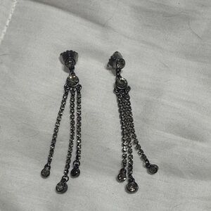 Elegant Black Dangle Earrings